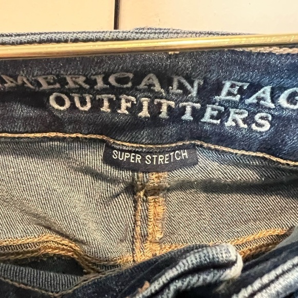 B7.12 AEO Next Level Low-Rise Super Stretch Jeggings 2 ⢠Rise 8 ā¢inseam 29 - Picture 3 of 7